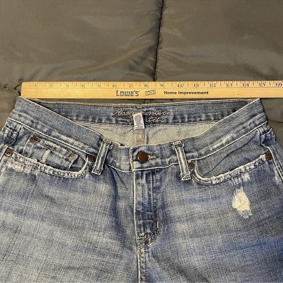 ABERCROMBIE & FITCH ERIN STRAIGHT LEG WOMENS JEANS Sz 8R Blue - Picture 5 of 6
